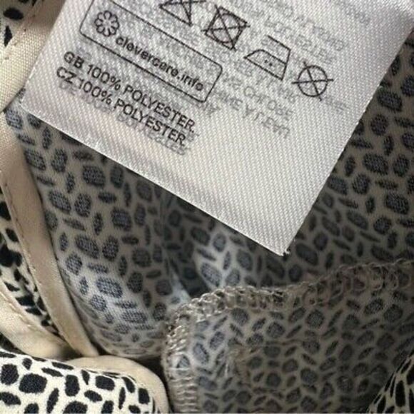 H&M paper bag waist‎ tie front shorts size 6 - Picture 5 of 7